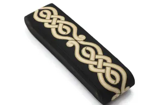 2.7" Embroidery Trim for Drapes, 16 Yards in one Continuous Sewing Trim,Jacquard Ribbon, Curtains, Drapery Banding, Drapery Trim Tape 142 V8