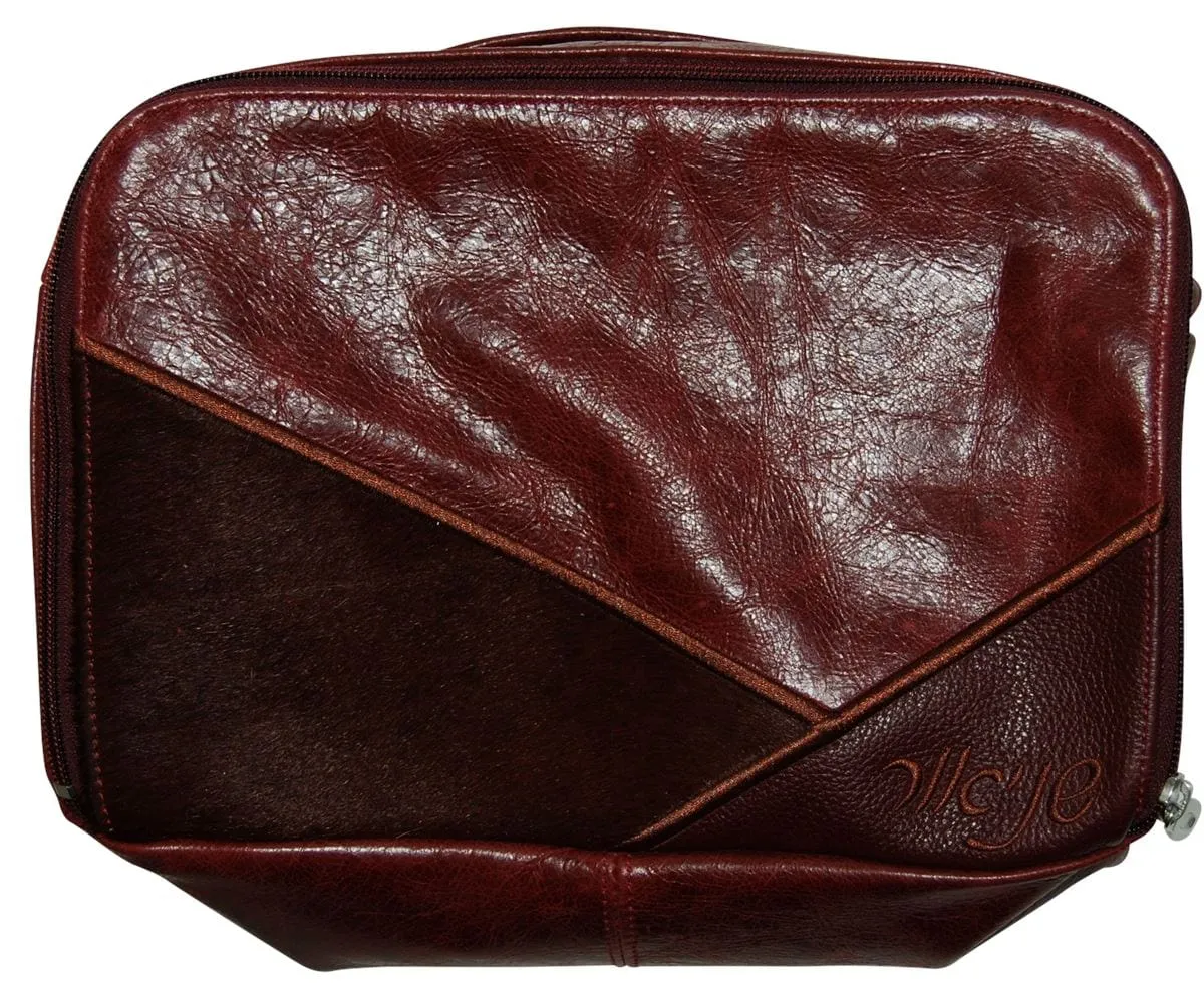 3 unique sized leather pieces with an angle cut TB715H-BG
