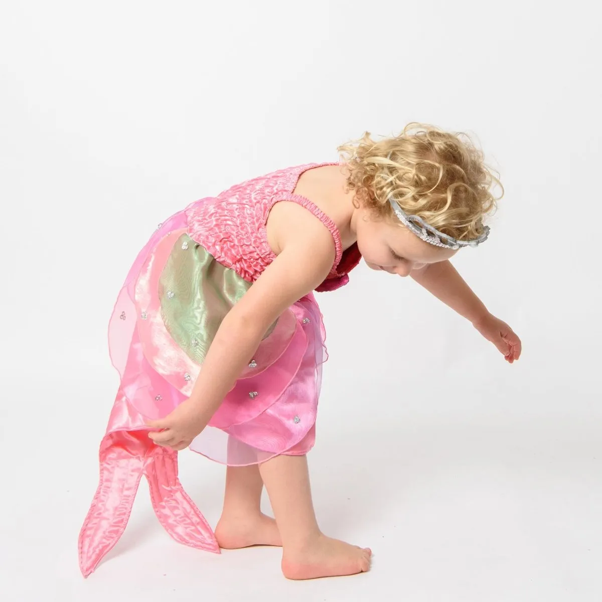 Aqua Mermaid Dress x 4 PInk