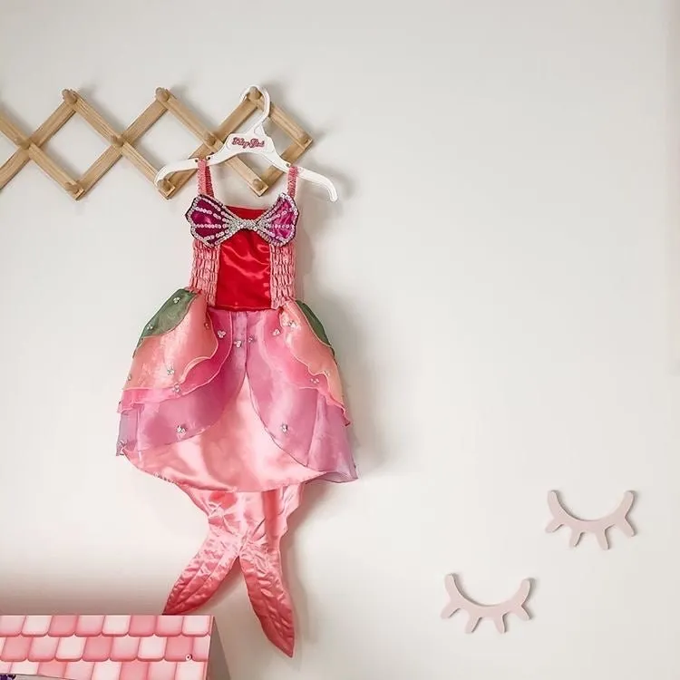 Aqua Mermaid Dress x 4 PInk