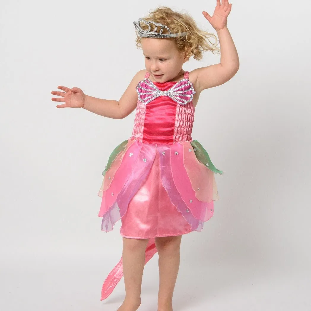 Aqua Mermaid Dress x 4 PInk