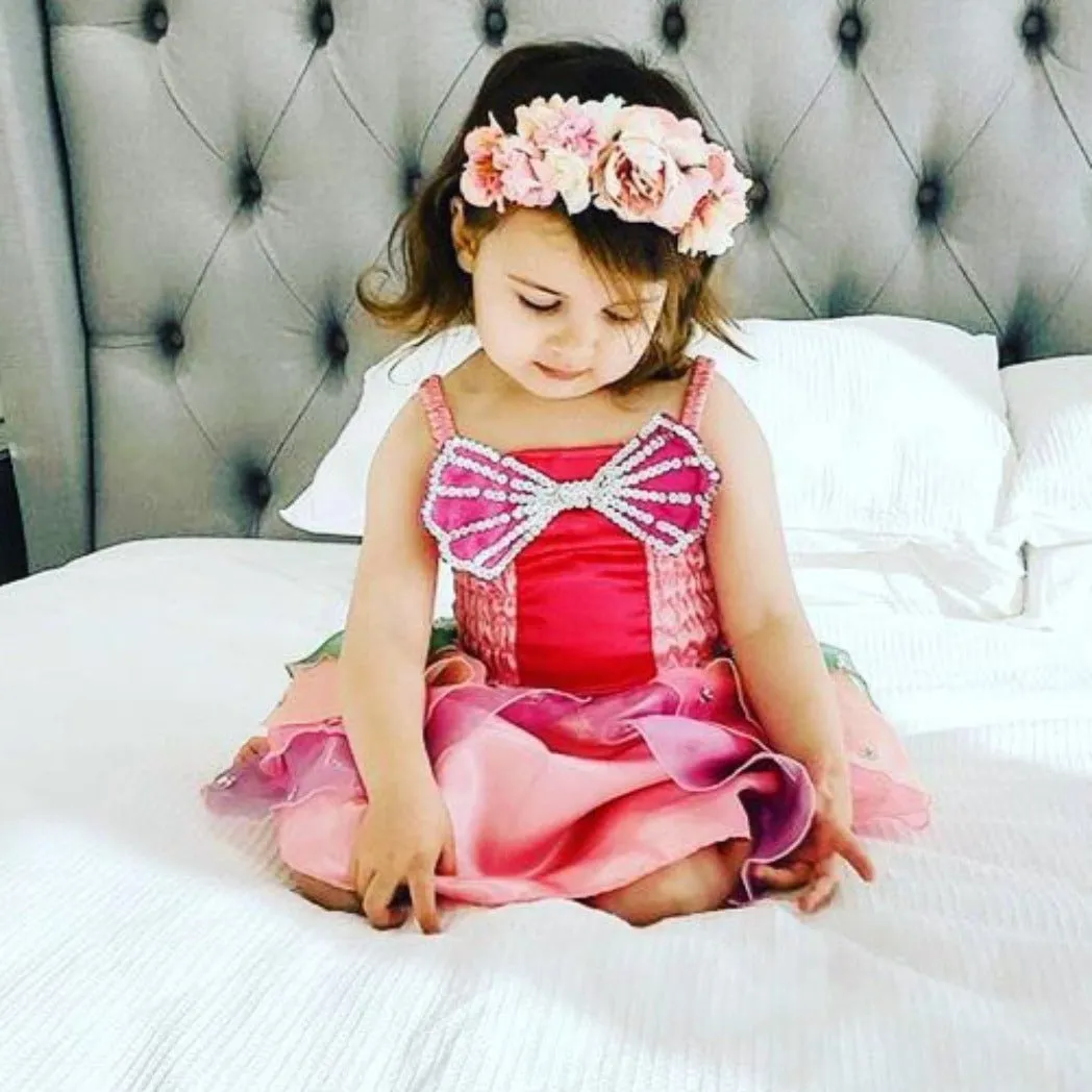 Aqua Mermaid Dress x 4 PInk