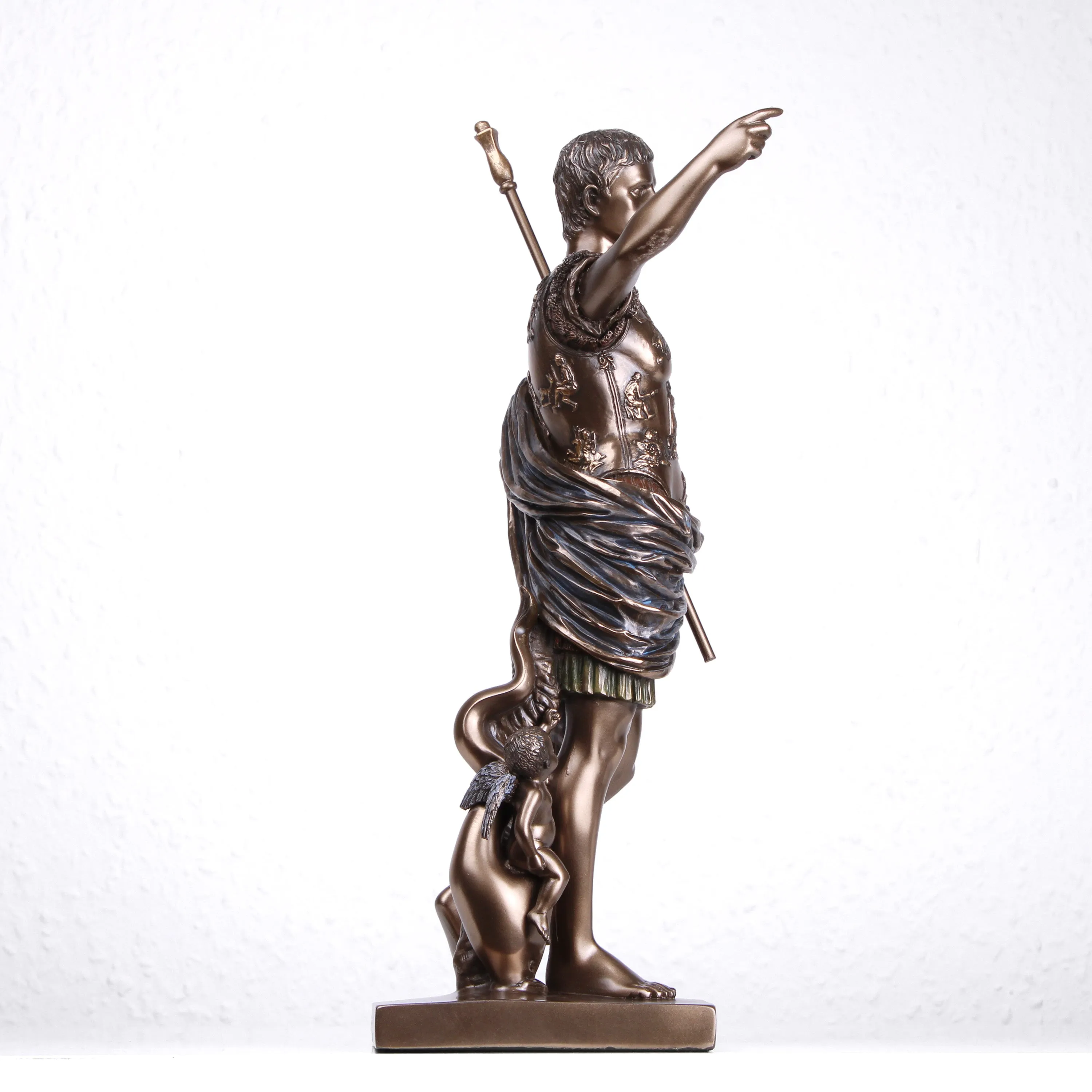 Augustus of Prima Porta Statue (Cold Cast Bronze Sculpture)