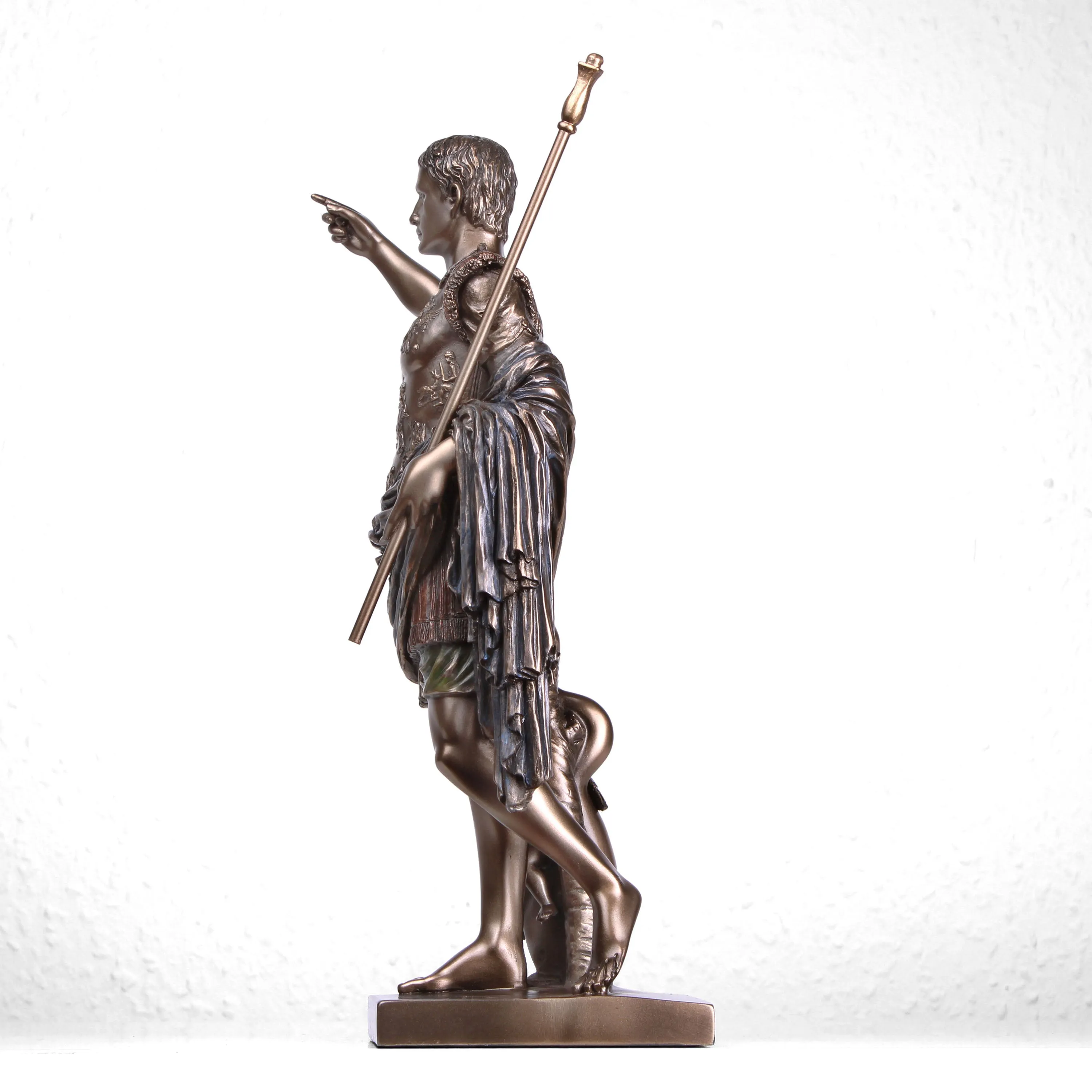 Augustus of Prima Porta Statue (Cold Cast Bronze Sculpture)