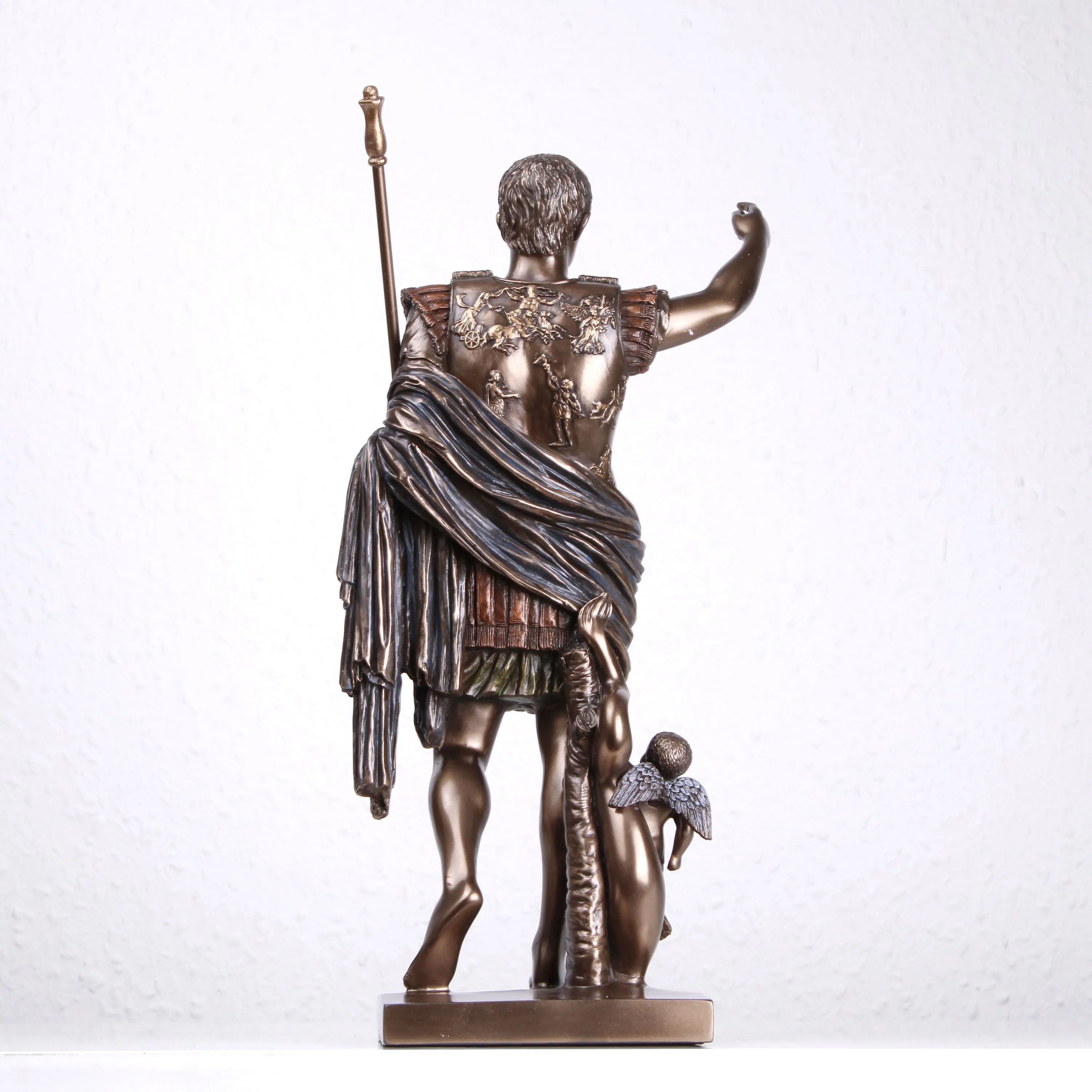 Augustus of Prima Porta Statue (Cold Cast Bronze Sculpture)
