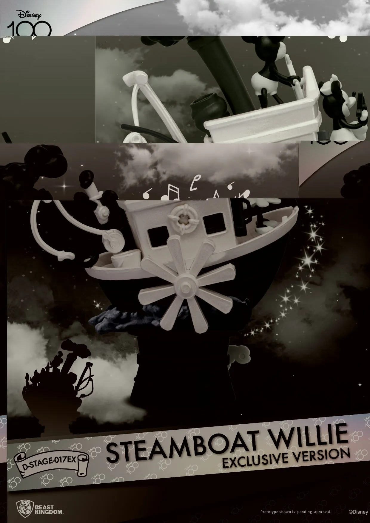 Beast Kingdom D-Stage #17 - Steamboat Willie Diorama Stage (DS-017)