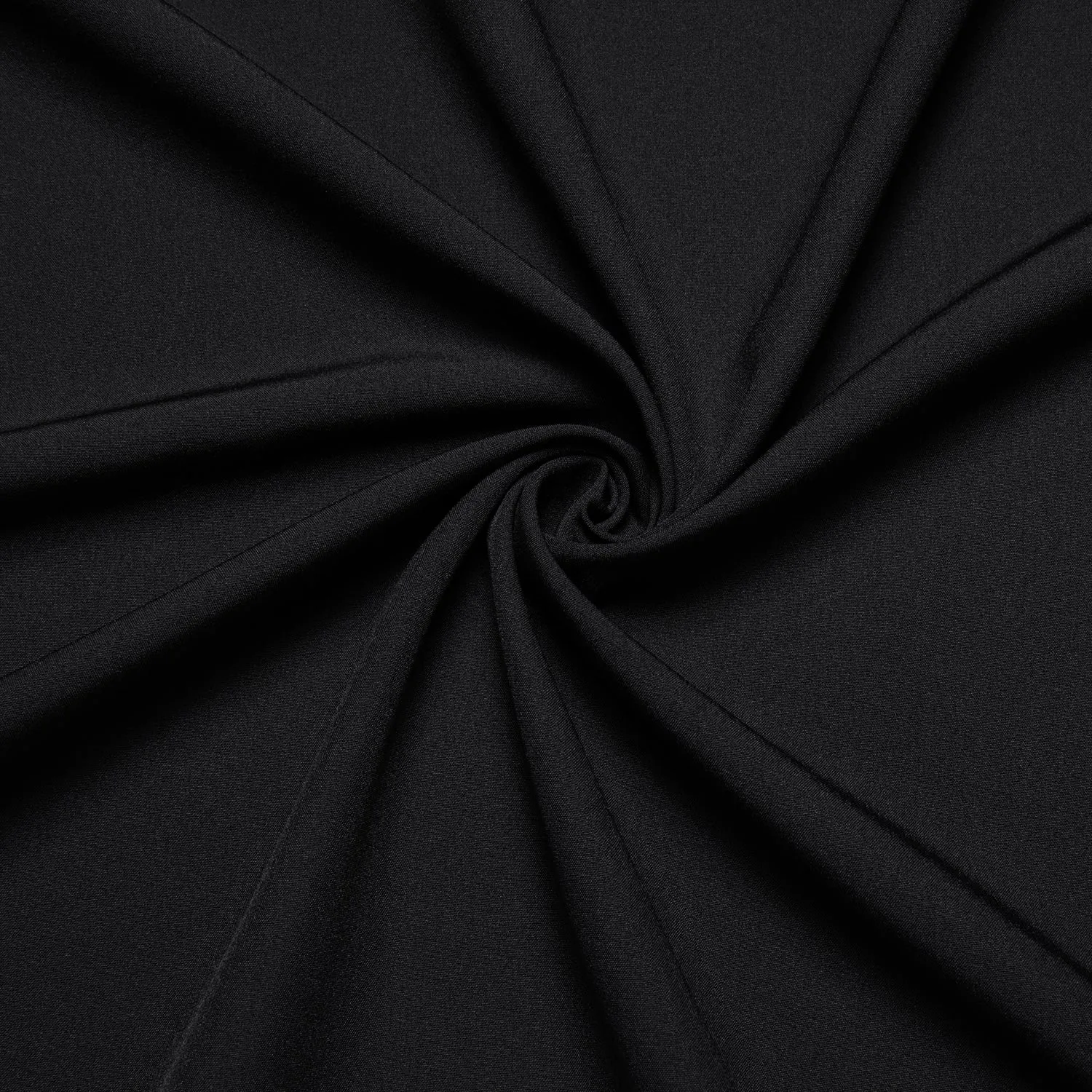 Black Silk Golden Glitter Stitching Men's Shirt