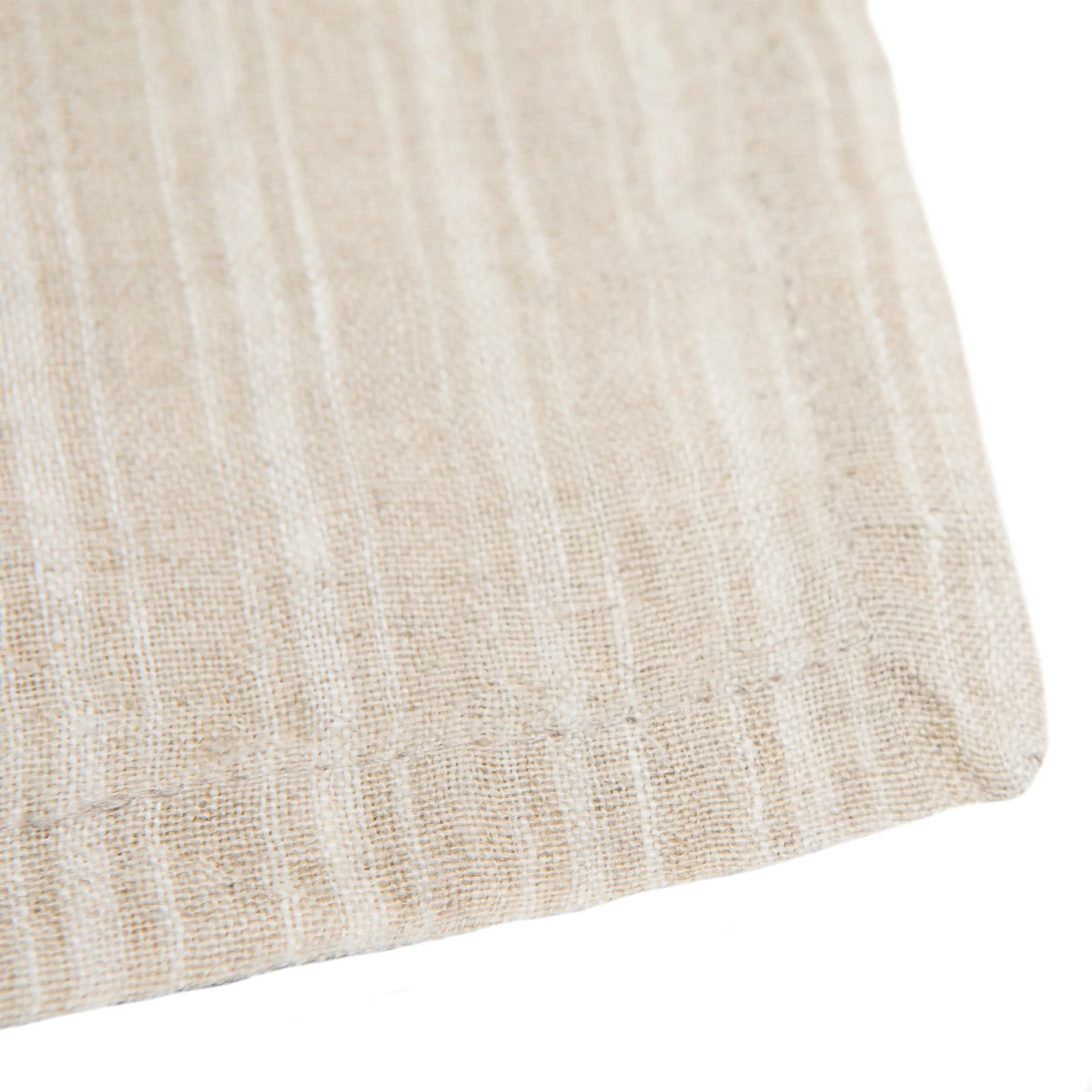 Boat Stripe Linen Kitchen Towels Natural & White, Set of 2