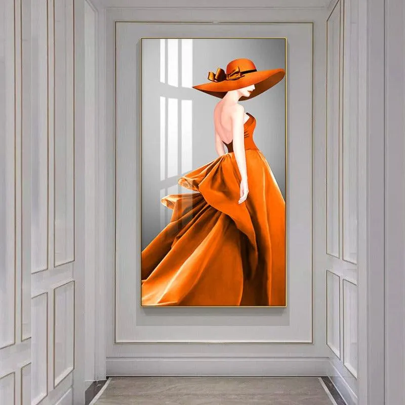 ELEGANT WOMEN WALL PAINTING
