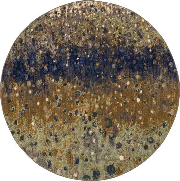 Stylish Enigma Collection 90970, 20047 Desert Inspired Torrent Pattern Area Rug