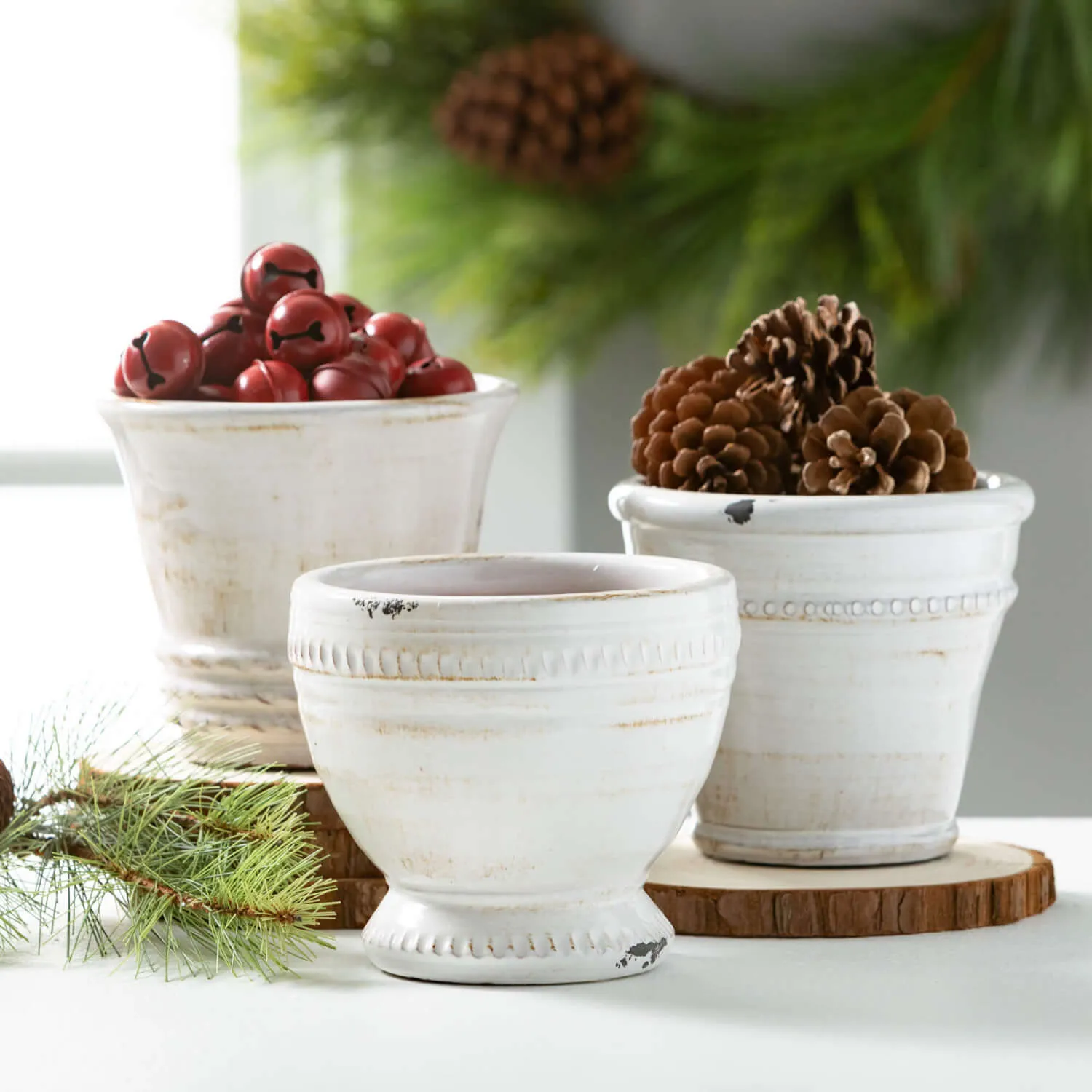 Farmhouse Pots - Set of 3