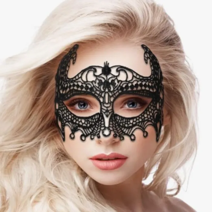 Lace Eye Mask Black - Empress