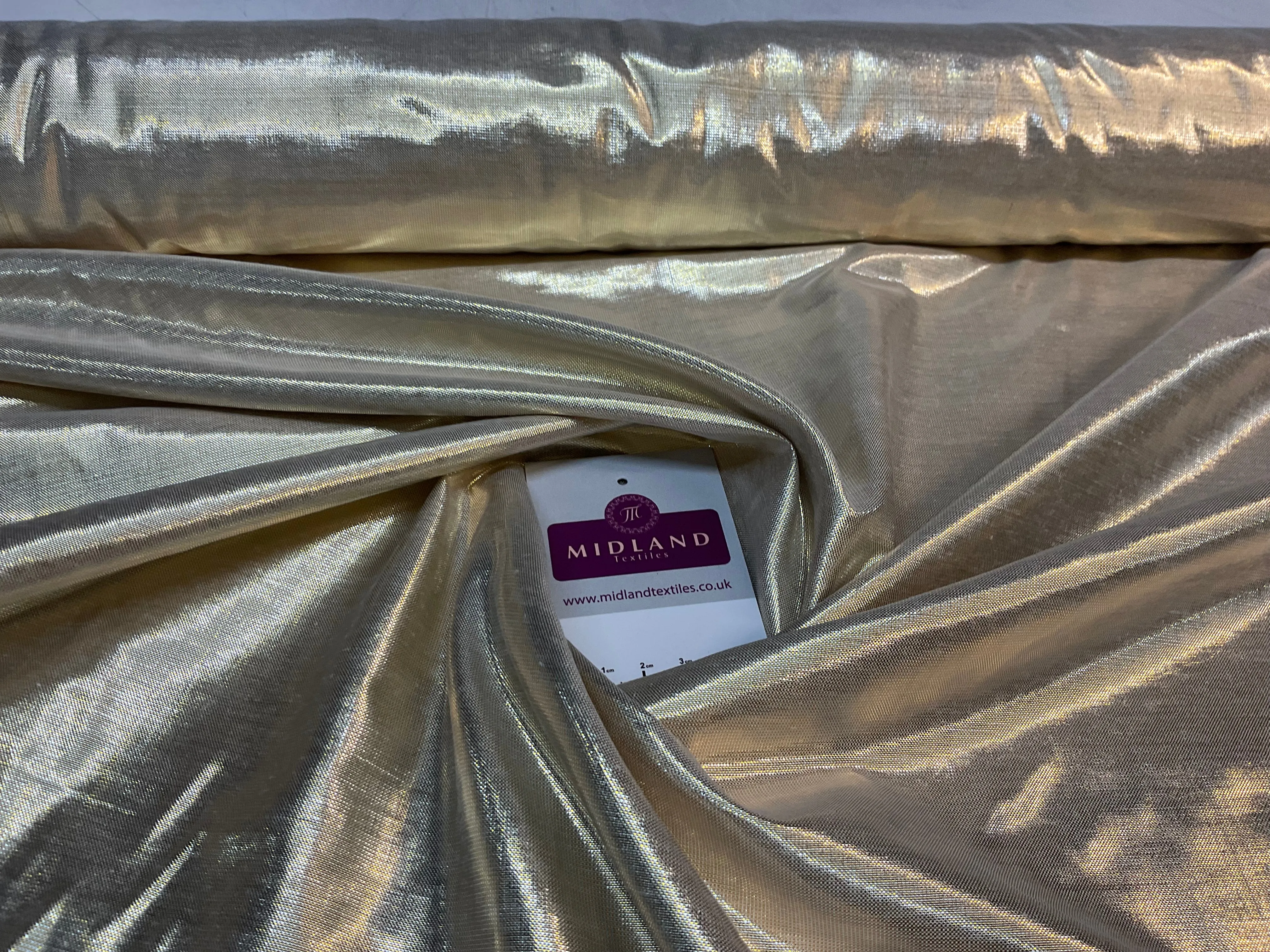Luxury Shiny metallic lame craft Dress Fabric M1790