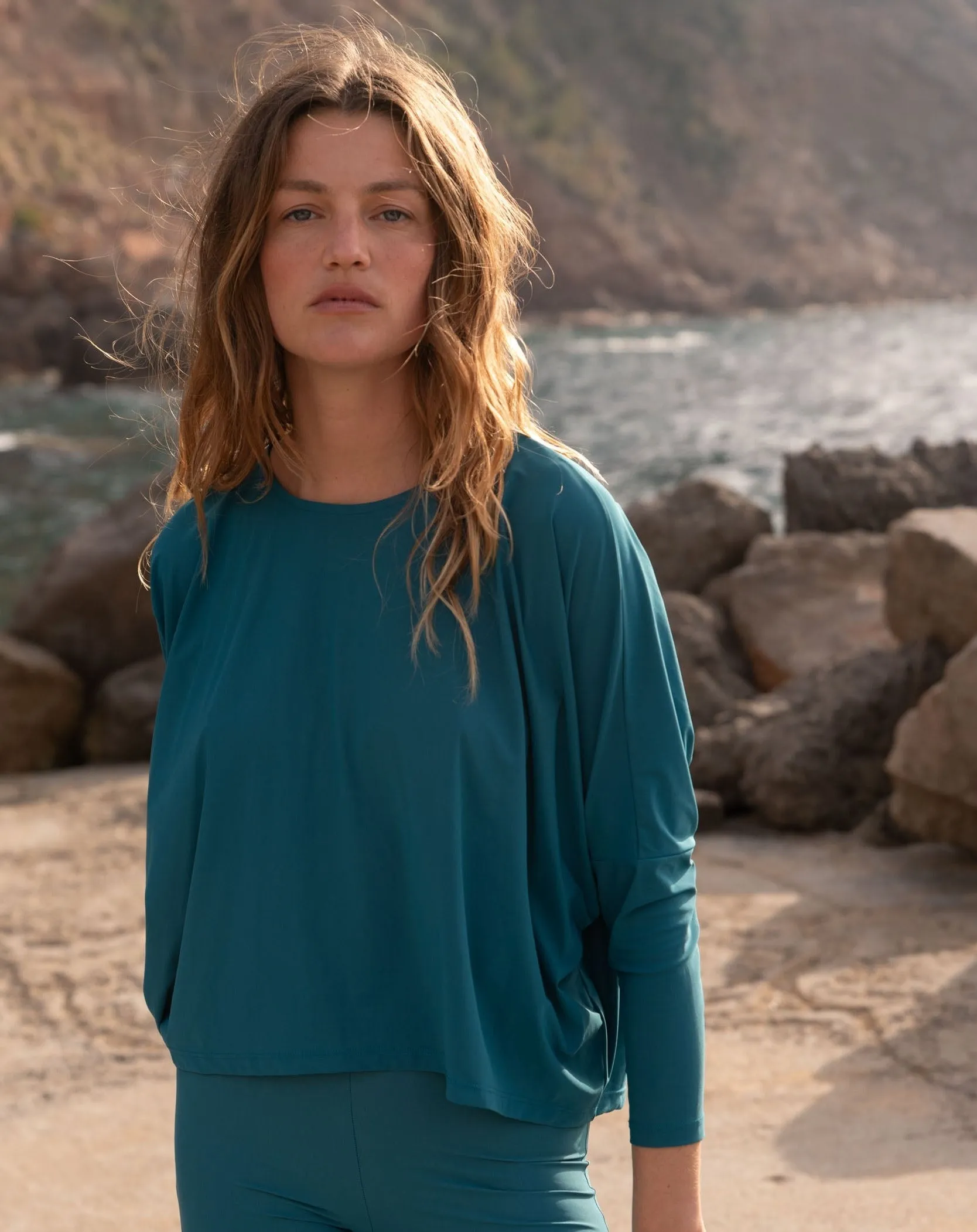 Mykonos UV Top Teal