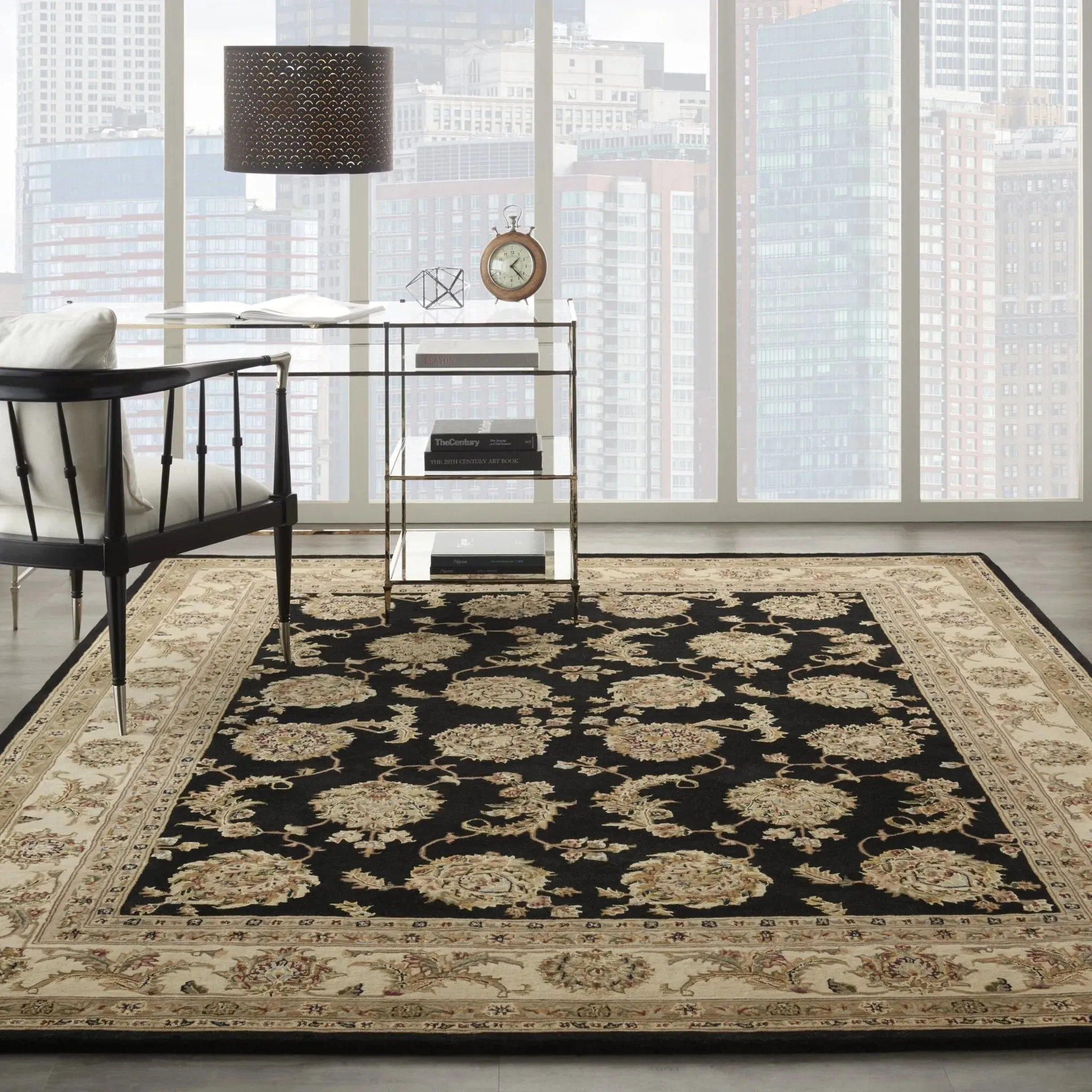Nourison 2000 2022 Black Rug