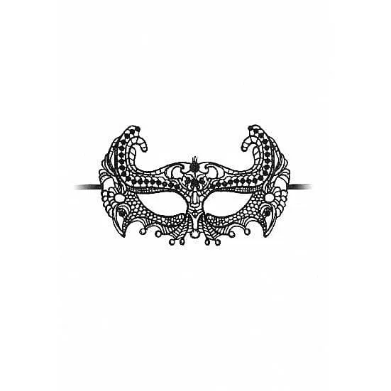 Ouch! Lace Eye-Mask Empress Black