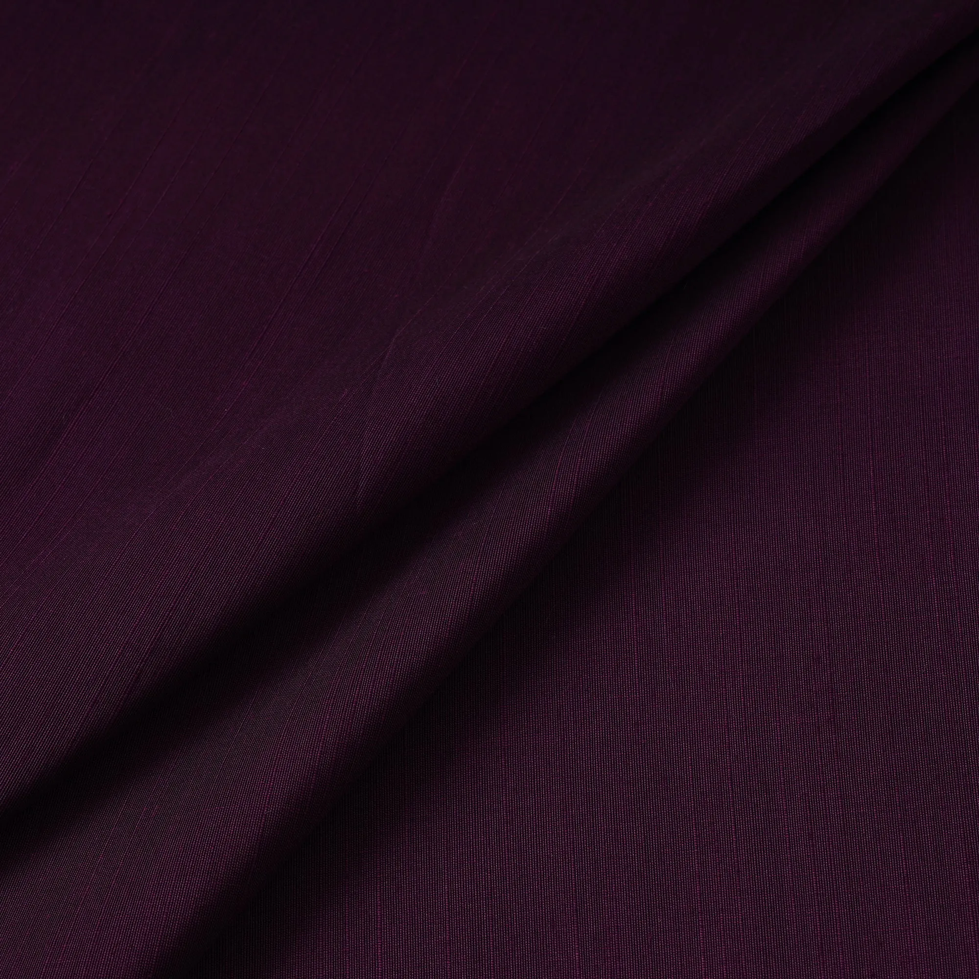 Purple - Plain Slub Silk Fabric 12