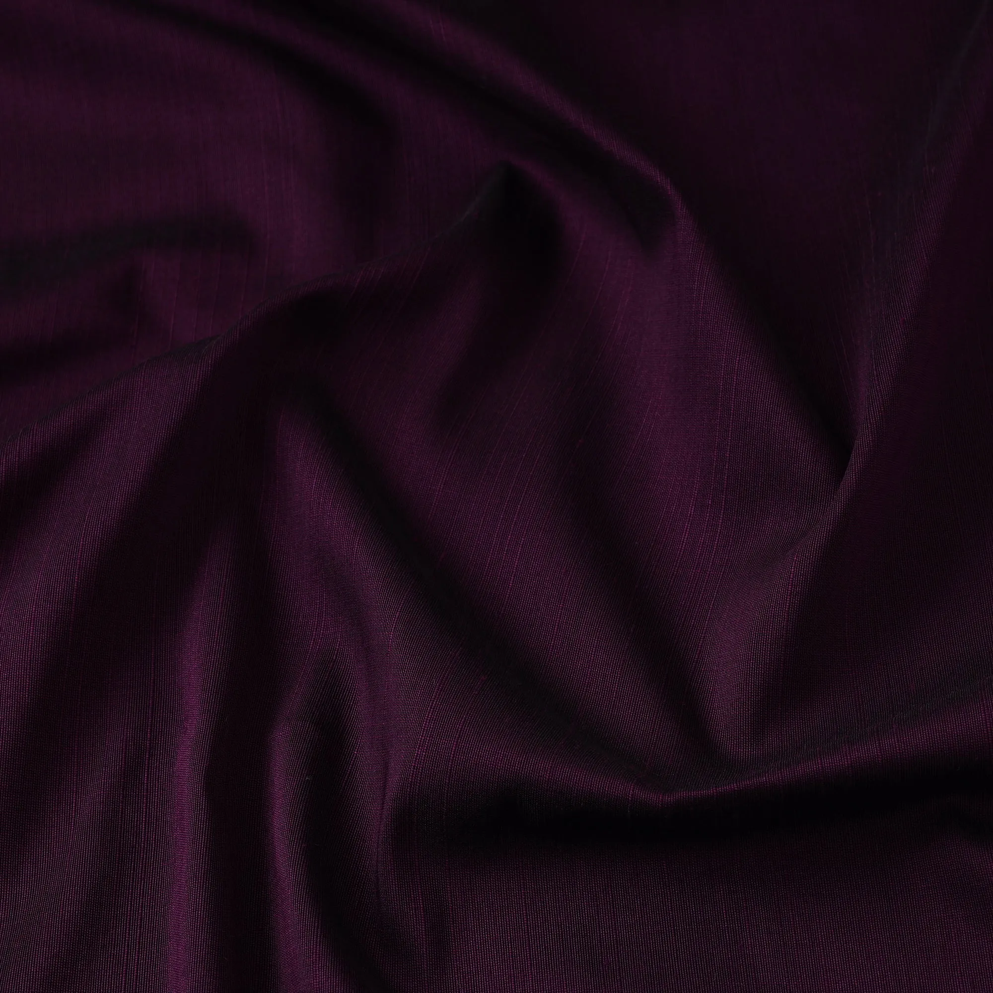 Purple - Plain Slub Silk Fabric 12