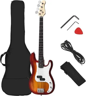 SAFEPLUS 45" Full Size 4 String Electric Bass Guitar kit.