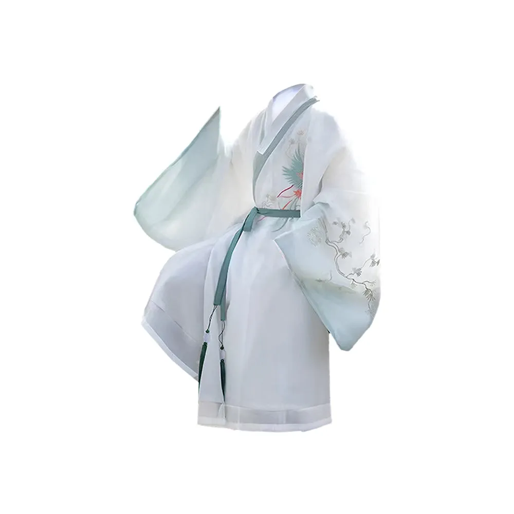 Serene Scholar Children's Hanfu - Traditional Cultural Clothing