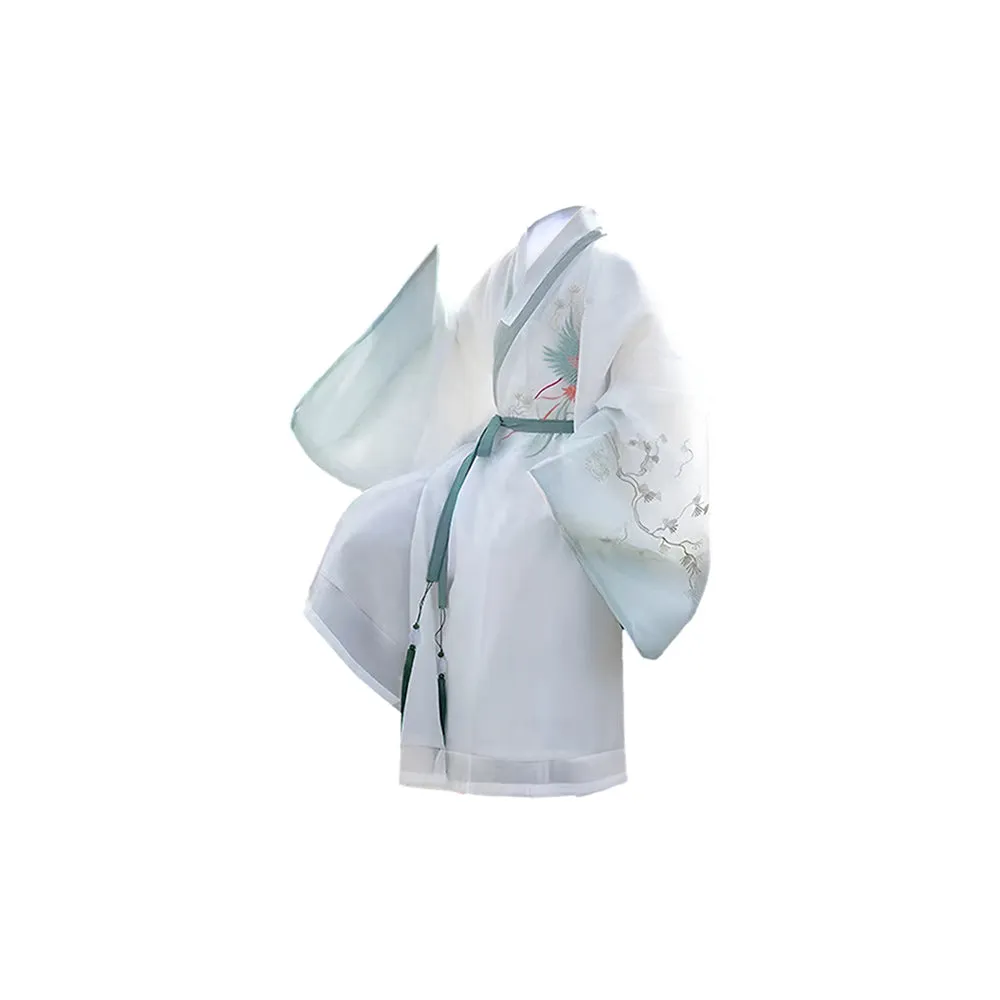 Serene Scholar Children's Hanfu - Traditional Cultural Clothing