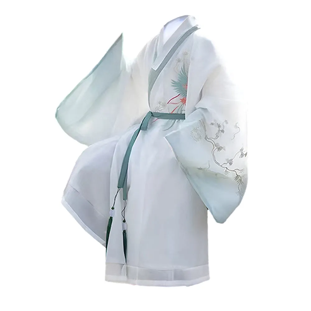 Serene Scholar Children's Hanfu - Traditional Cultural Clothing
