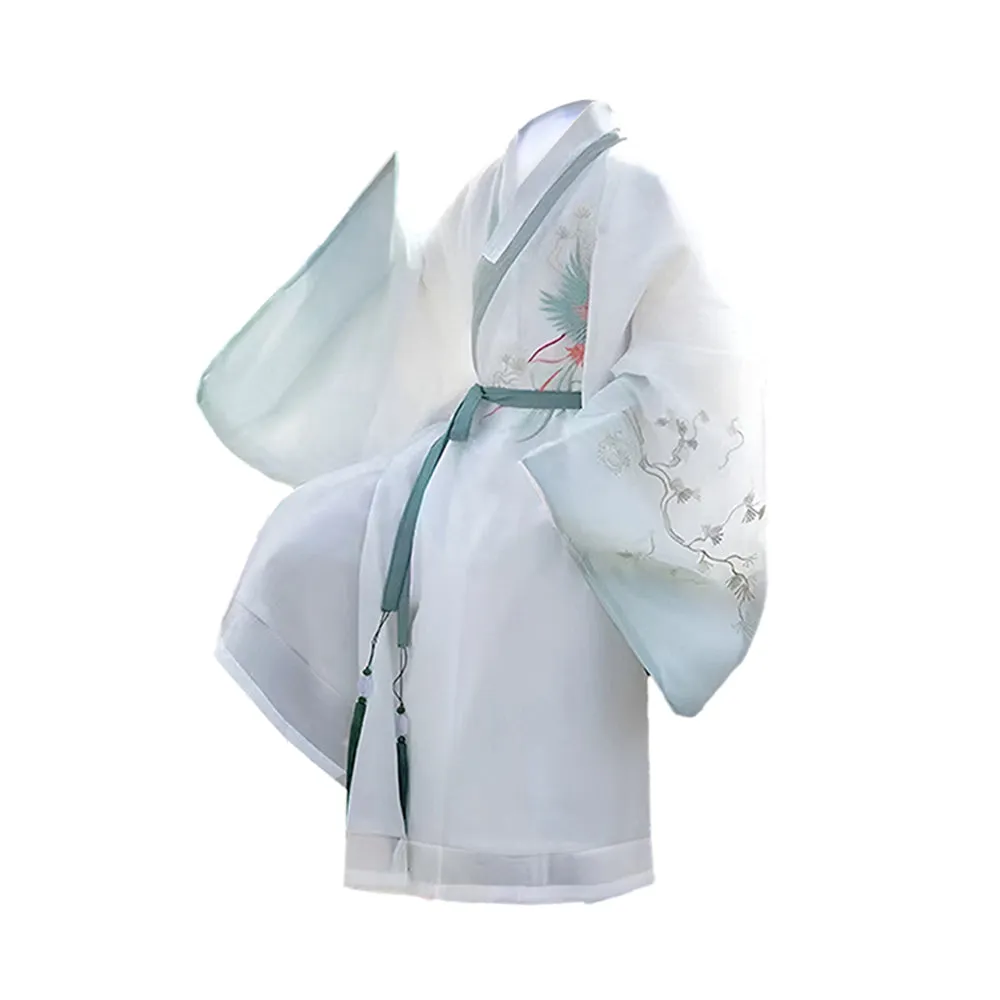 Serene Scholar Children's Hanfu - Traditional Cultural Clothing
