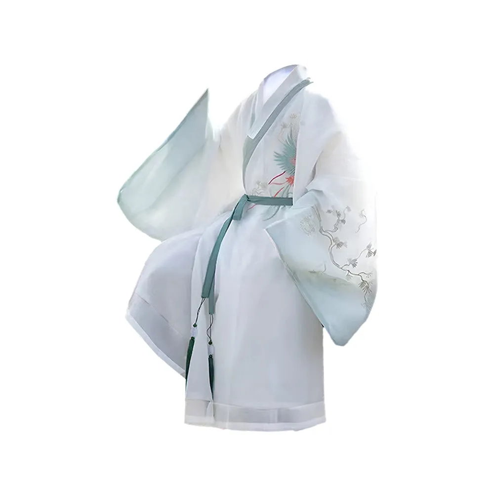Serene Scholar Children's Hanfu - Traditional Cultural Clothing