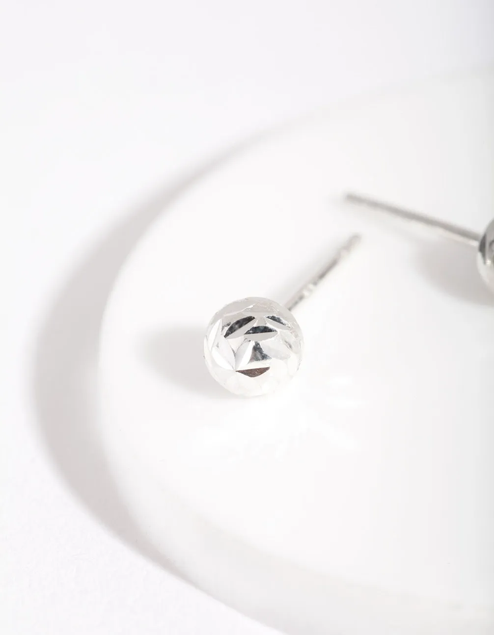 Sterling Silver 5mm Ball Stud Earrings