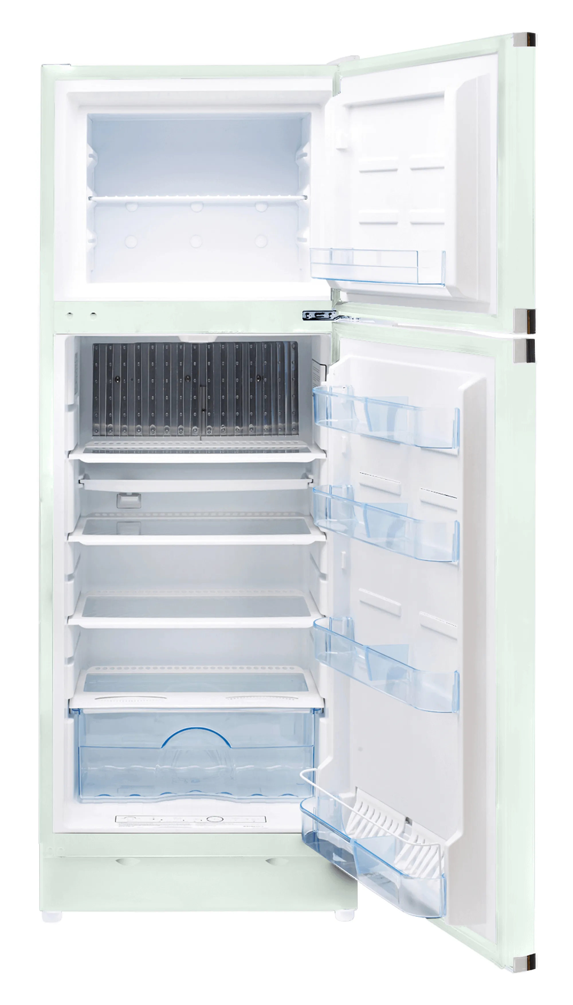 Unique 10 CU/FT Classic Retro Propane Fridge - Light Green