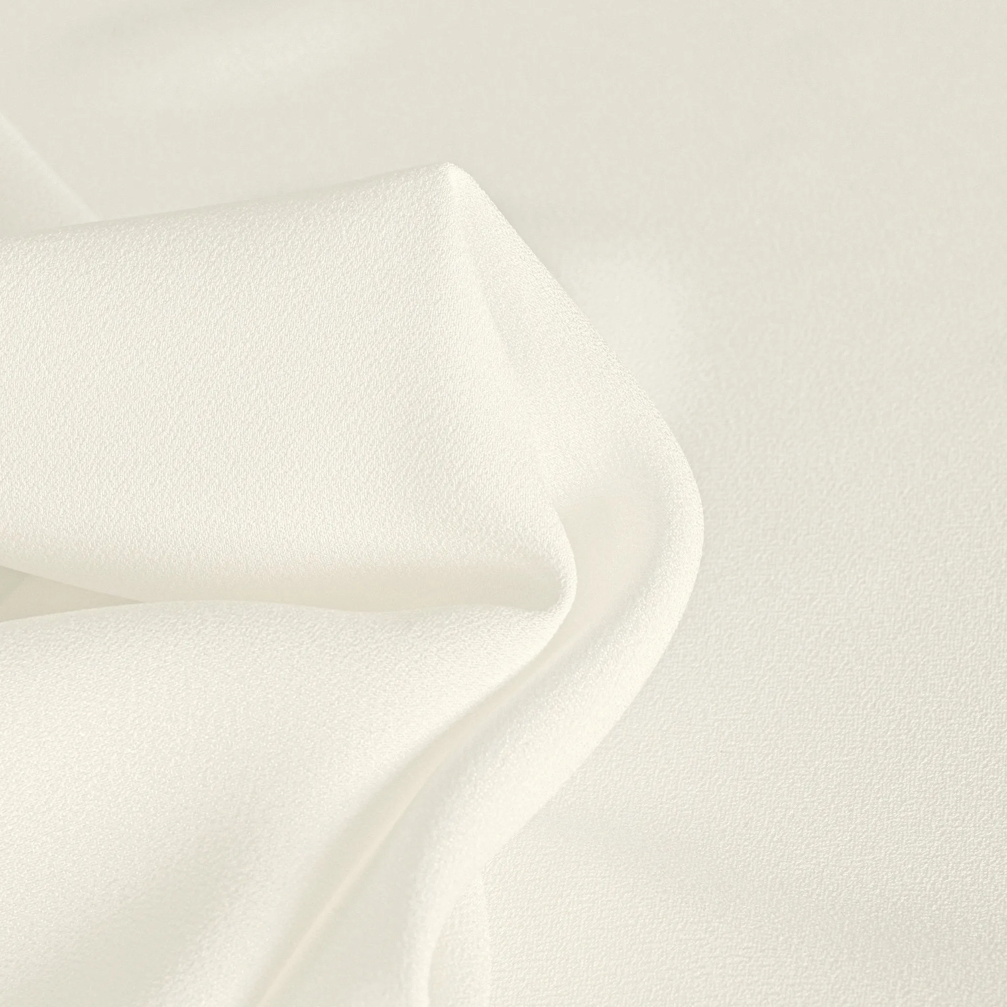 White Satin Backed Crepe 2493